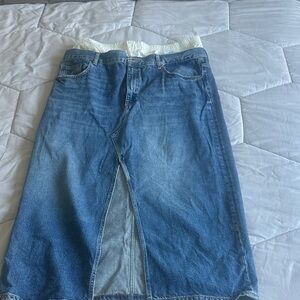 Zara Blue Denim Waistband